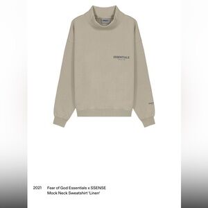 Fear of god essentials x ssense mock neck